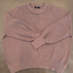 Women's Mauve Crew Neck Sweater